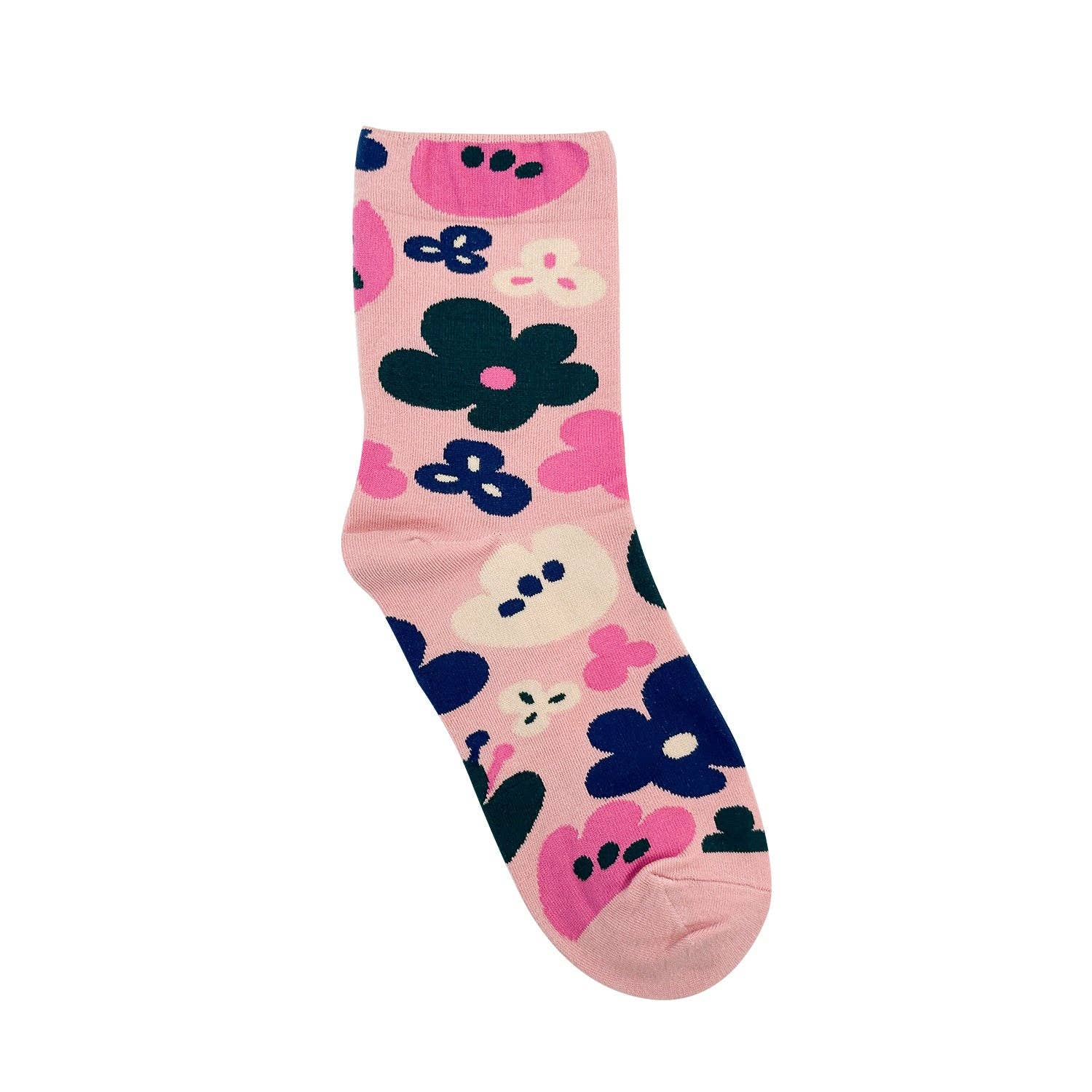 7DAYSSOCKS – wholesale Socks – Women's – Women's Crew Flower Fleur Socks2
