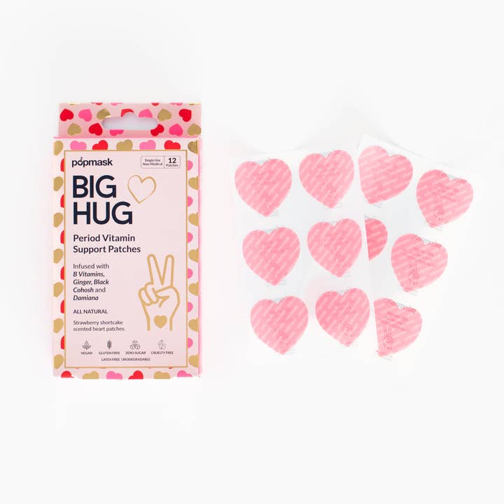 Popmask London - Wholesale Acne/Hydrocolloid Patch - Big Hug Period Support Vitamin Patches1