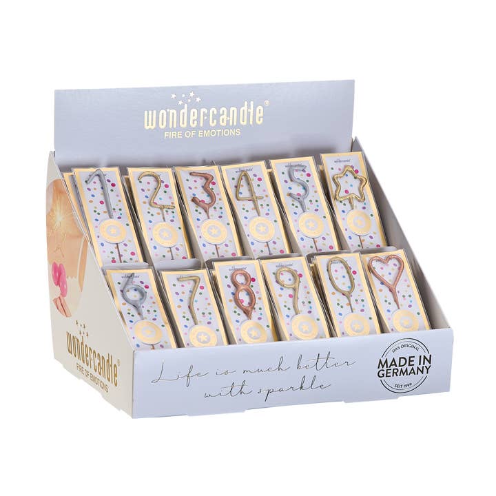 Sortido mini tricolor 144 Wondercandle® mini por atacado de Wondercandle