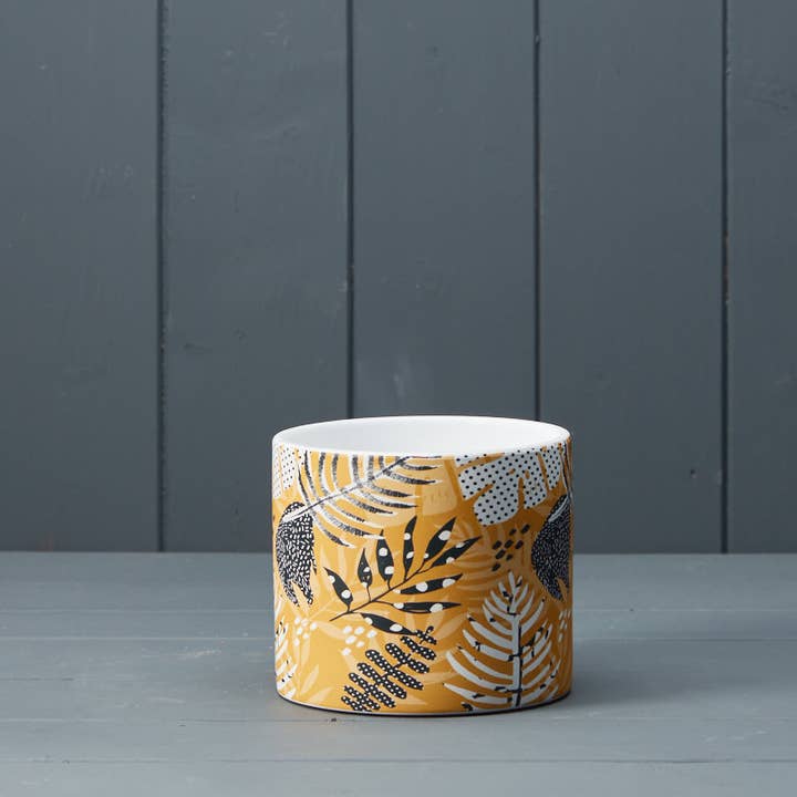 Satchville – wholesale Plant pot – Mustard Leaf Pot