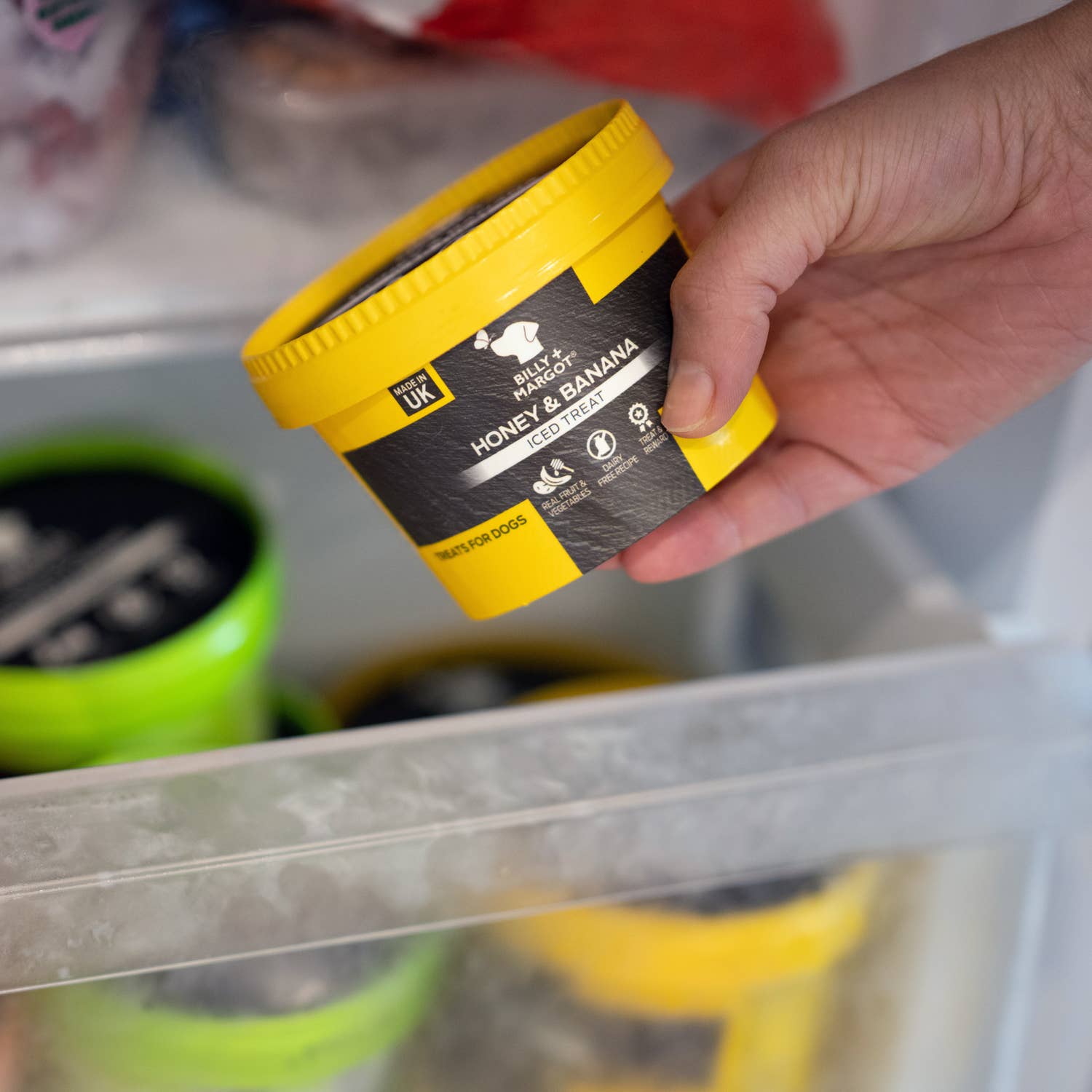 Billy + Margot – wholesale Pet treats – Dog – Dog Ice Cream - Natural Iced Treats Honey + Banana 2