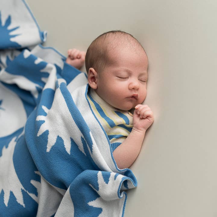 micu micu - Wholesale Bedding blanket – Kids & Baby - Baby blanket suns blue royal1