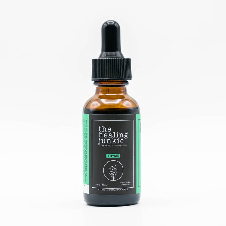 Tintura di timo per la vendita all'ingrosso da parte di The Healing Junkie Herbal Apothecary