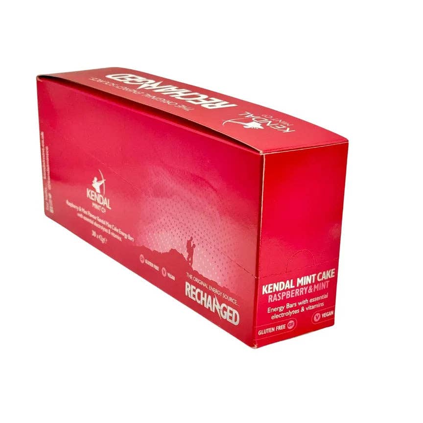 Kendal Mint Co® – wholesale Snack bar – KMC NRG BAR Kendal Mint Cake Pocket-sized Energy Bar - Raspberry & Mint7