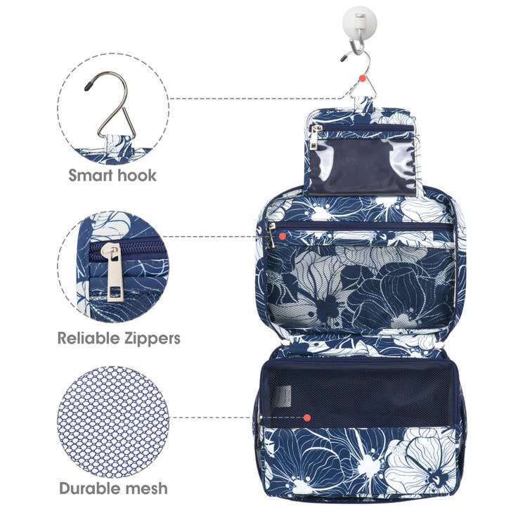 NARWEY INC - Wholesale Toiletry Bag - Women's - Hanging Travel Toiletry Bag Cosmetic Make up Organizer38