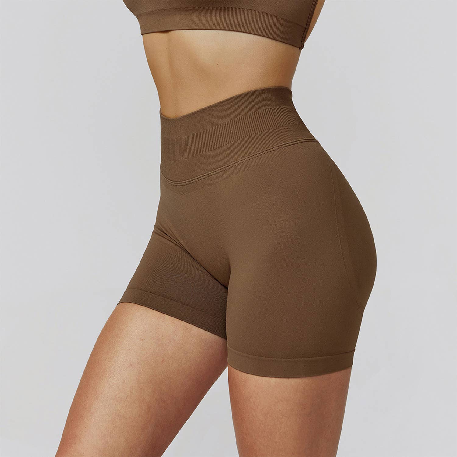 Crave by FW - Wholesale Athletic Shorts - Women's - High Waist Workout Short Tummy Biker Shorts10