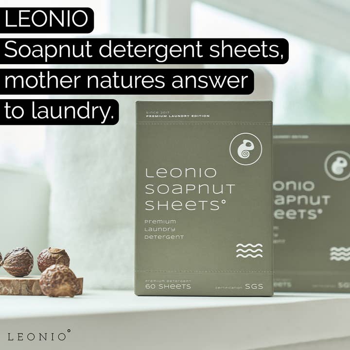 Leonio Soapnut Laundry Detergent Sheets for wholesale by Leonio