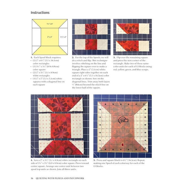 Fox Chapel Publishing - Wholesale Crafts, Hobbies & DIY - Quilting with Panels and Patchwork - Time Friendly Quilting5