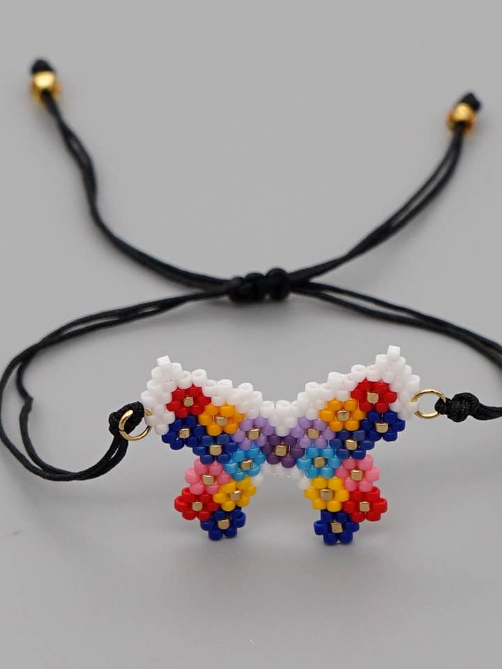 Butterfly Seed Beads Flettet Armbånd for engroshandel hos Ole