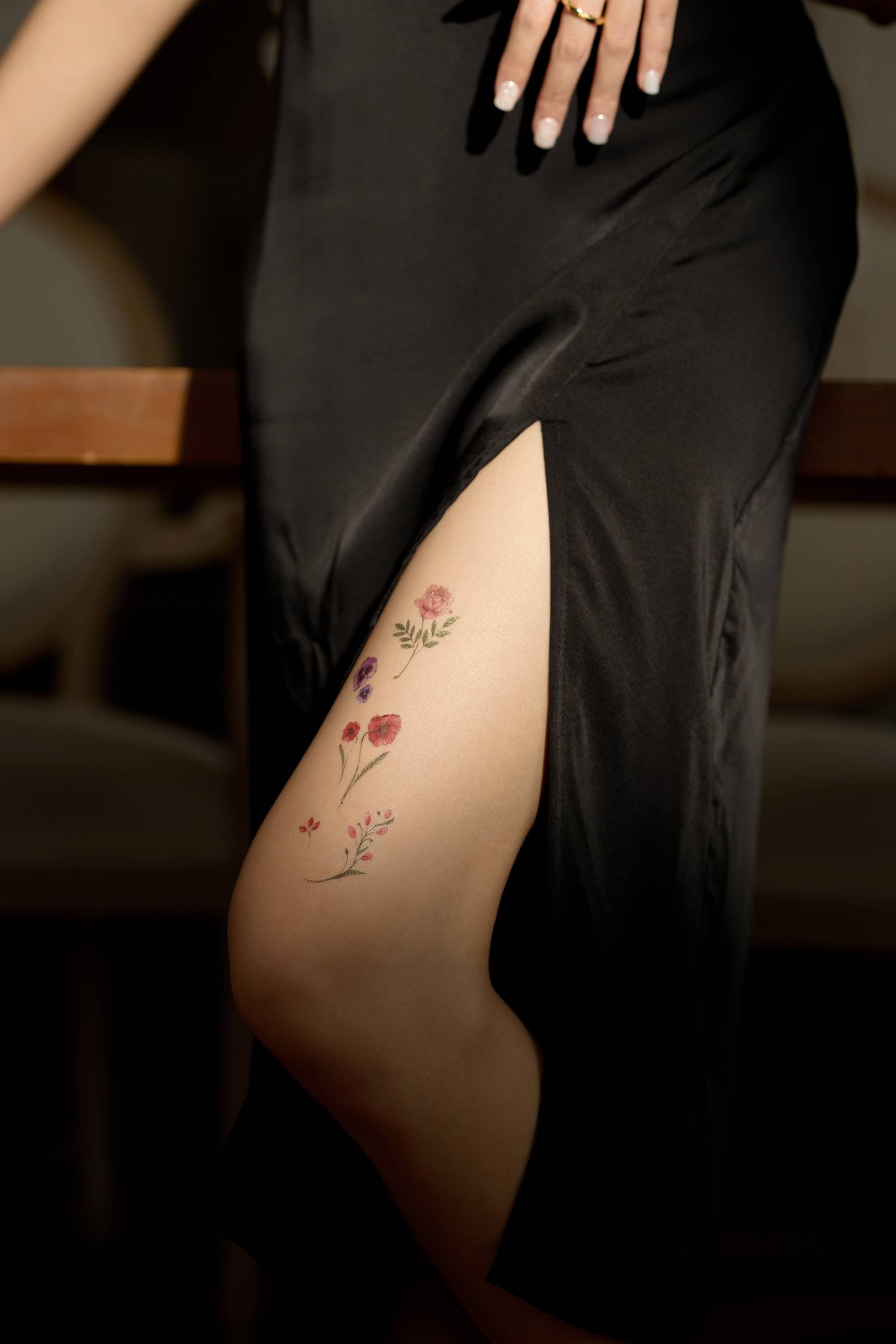 PAPERSELF - Wholesale Tijdelijke tattoo - Bloemen en bessen Tijdelijke Tattoos Stickers11