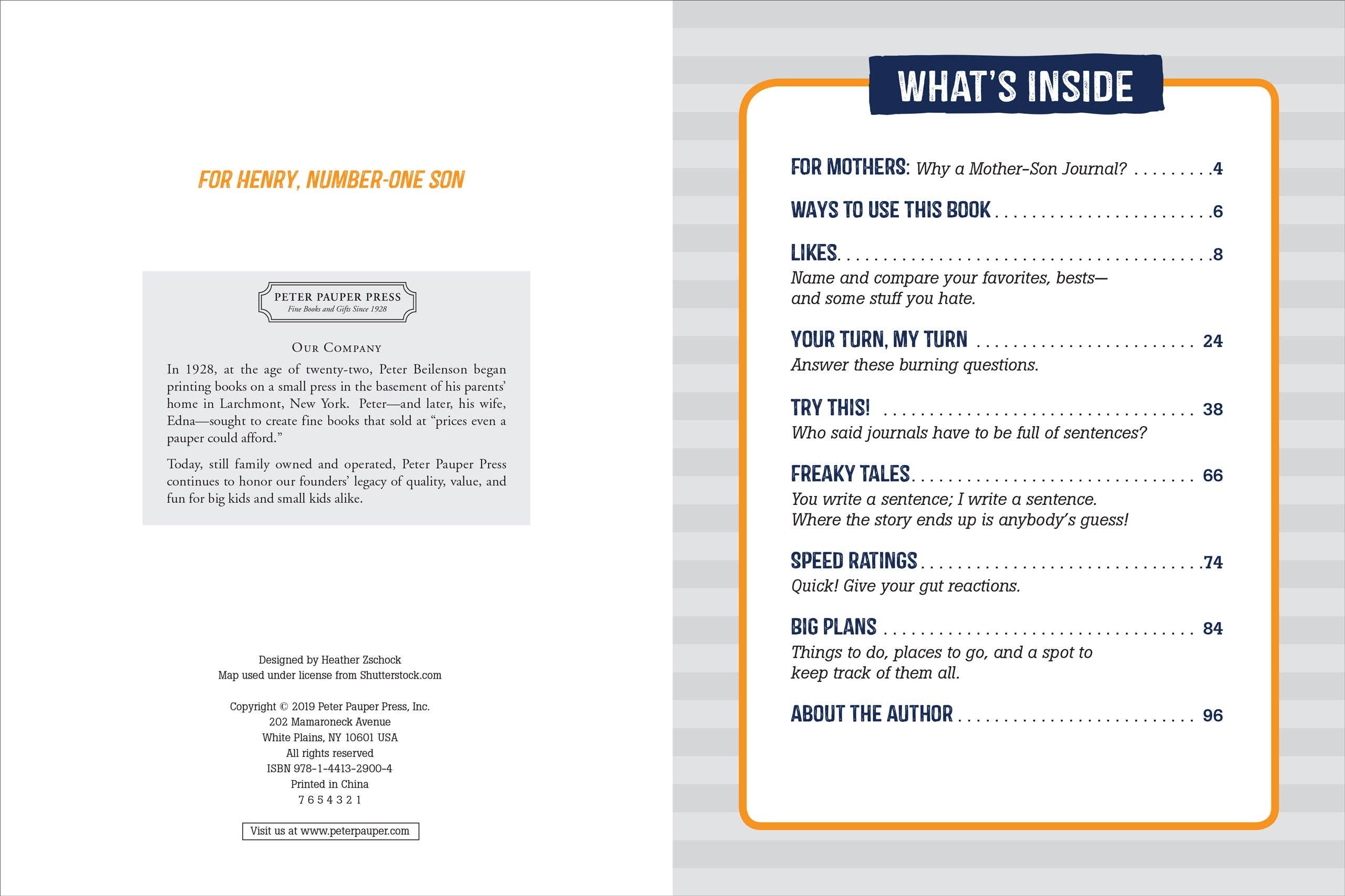 Peter Pauper Press - Vente Journal intime - Mère et fils1