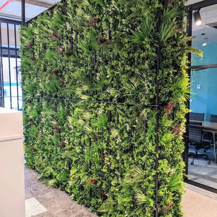 Designer Plants - Wholesale Artificial plant - Luxury Tropical Vista Artificial Vertical Garden 40" x 40" 11SQ FT Commercial Grade UV Resistant8