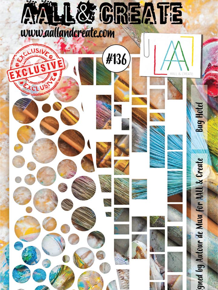 Bug Hotel - Pochoir A5 #136 pour la vente par AALL AND CREATE