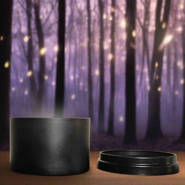 Naomi's Happy Place Shop - Wholesale Travel Candles - Whimsy Spellfire Sleek Soy Tin Candle - Amber Luxury