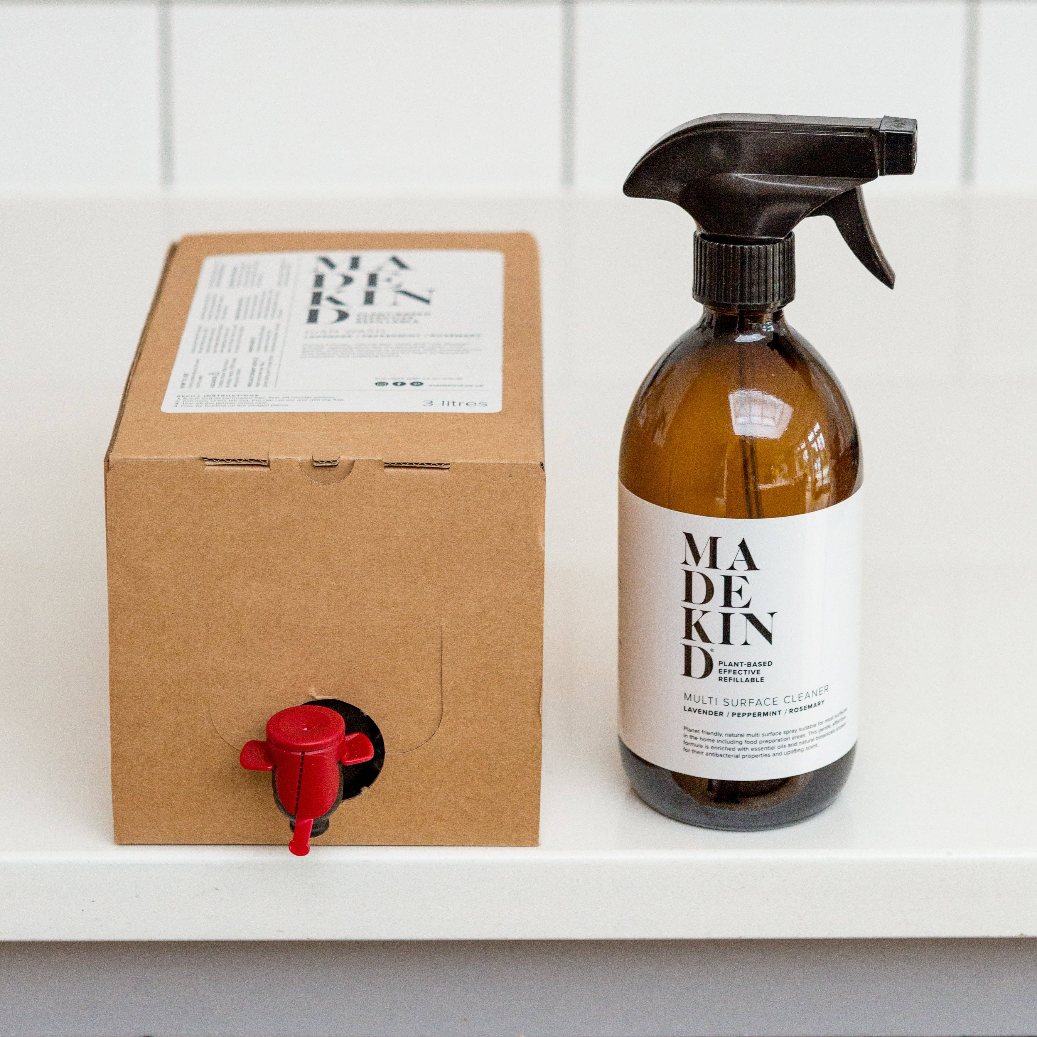 MadeKind – wholesale Multi-surface cleaner – Natural Multi Surface Cleaner 3 Litre Refill1