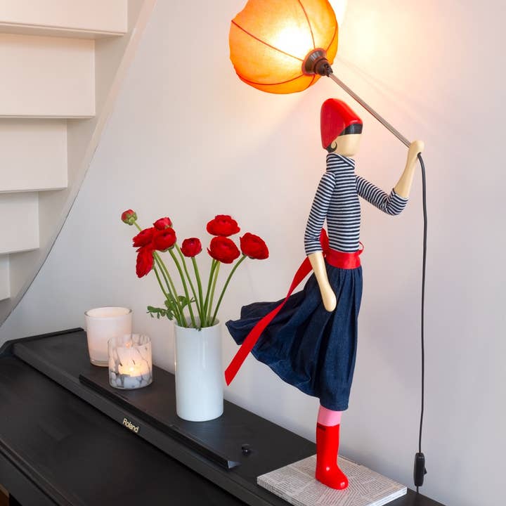 Skitso - Wholesale Figurine Lamp - Nicoleta | Little Girl Table Lamp5