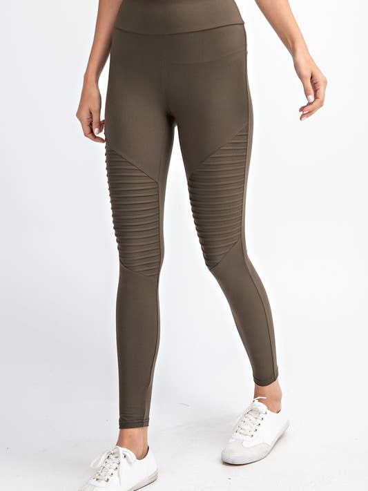 SLE6870 - HIGH WAIST MOTO LEGGINGS for wholesale by Peace Love Line