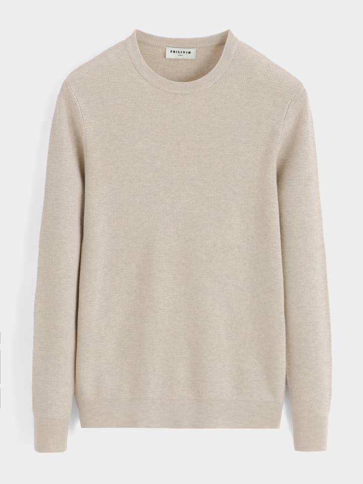 M684-5 Rundhalspullover – Elegante Schlichtheit für den Großhandel von Frilivin