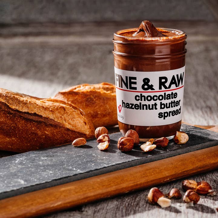 FINE & RAW - Wholesale Nut Butter - Chocolate Hazelnut Butter Spread