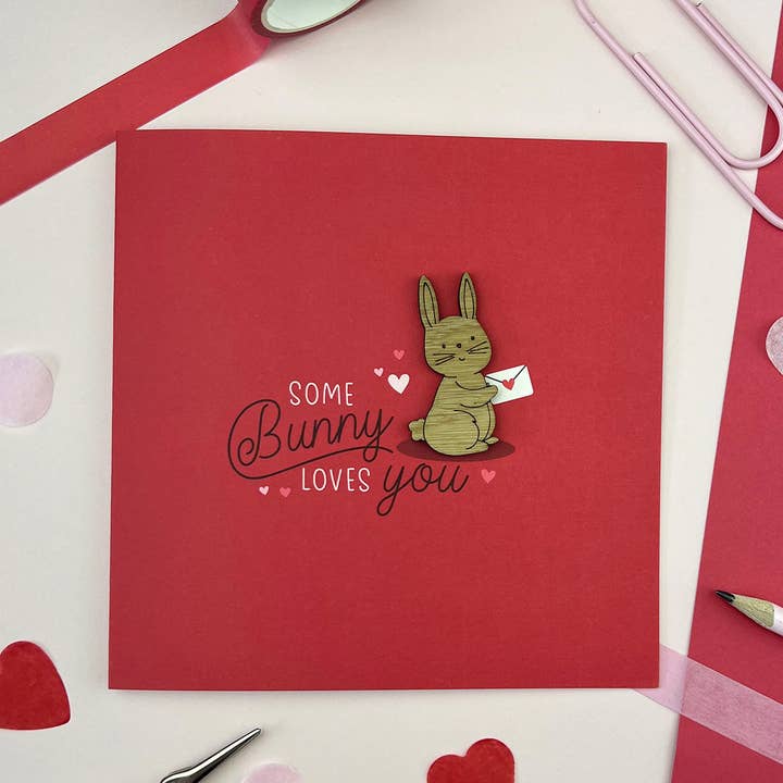 Een Konijntje Houdt Van Jou Kaart voor wholesale door KDee Designs
