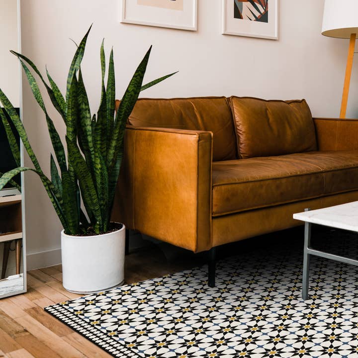 Tempaper & Co ® - Wholesale Floor Mat - Soleil Moroccan Spice Vinyl Floor Mat, 70" x 102"3