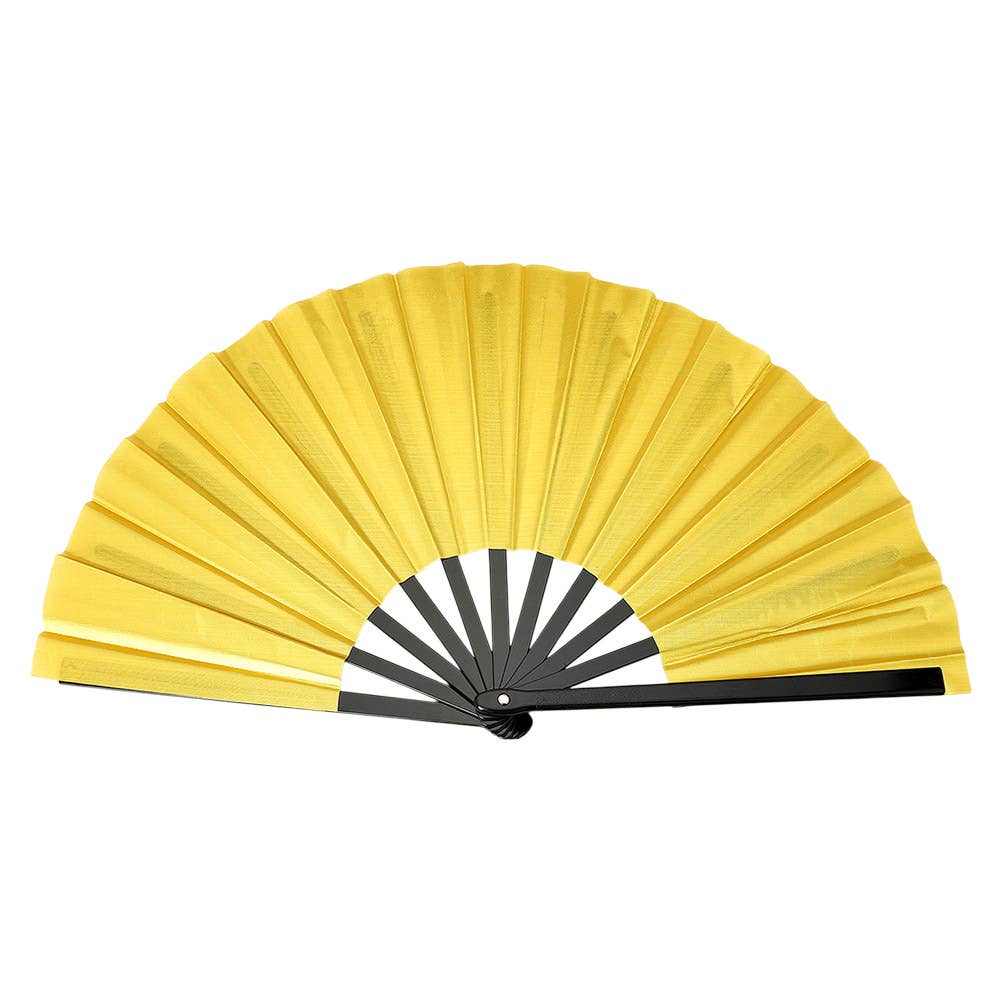 Sensibling Corp. - Wholesale Handheld Folding Fan - Plain Folding Line Dance Hand Fan
3