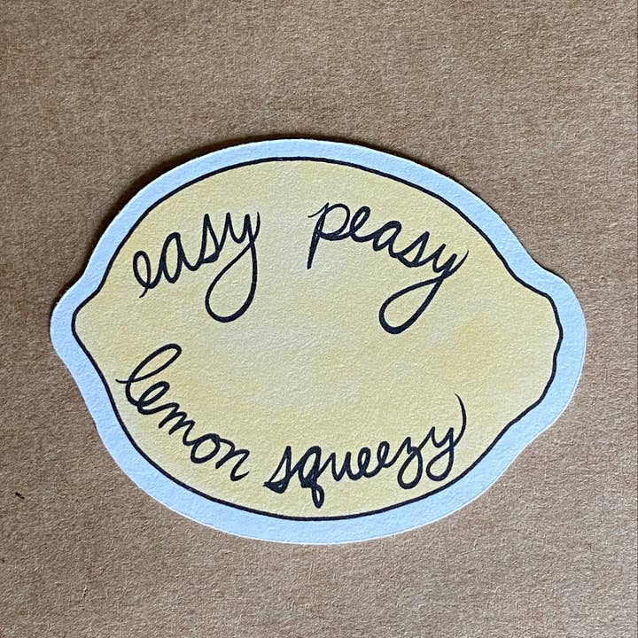 autocollant Easy Peasy Lemon Squeezy pour la vente par AnneArchy