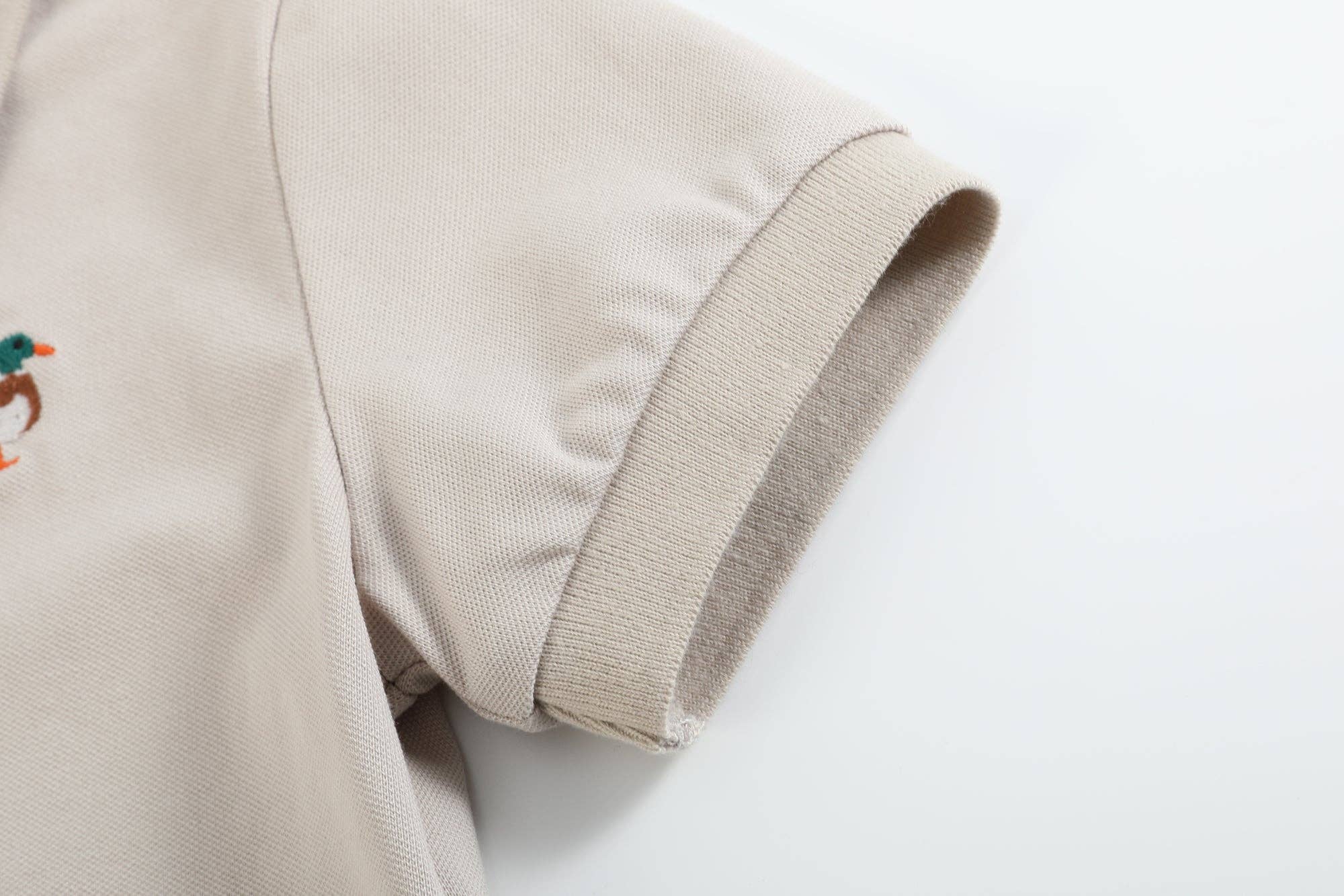 Lil Cactus - Wholesale T-Shirt - Kids - Light Brown Mallard Duck Golf Polo Shirt5