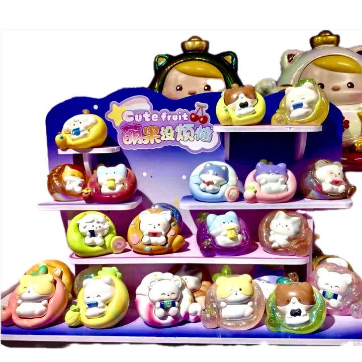 BCmini - Wholesale Decorative Figurine - FRUIT ANIMALS FIGURINE BLIND BOX-12