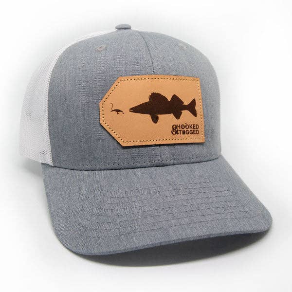 Chapeau H&T Walleye Patch pour la vente par Hooked & Tagged