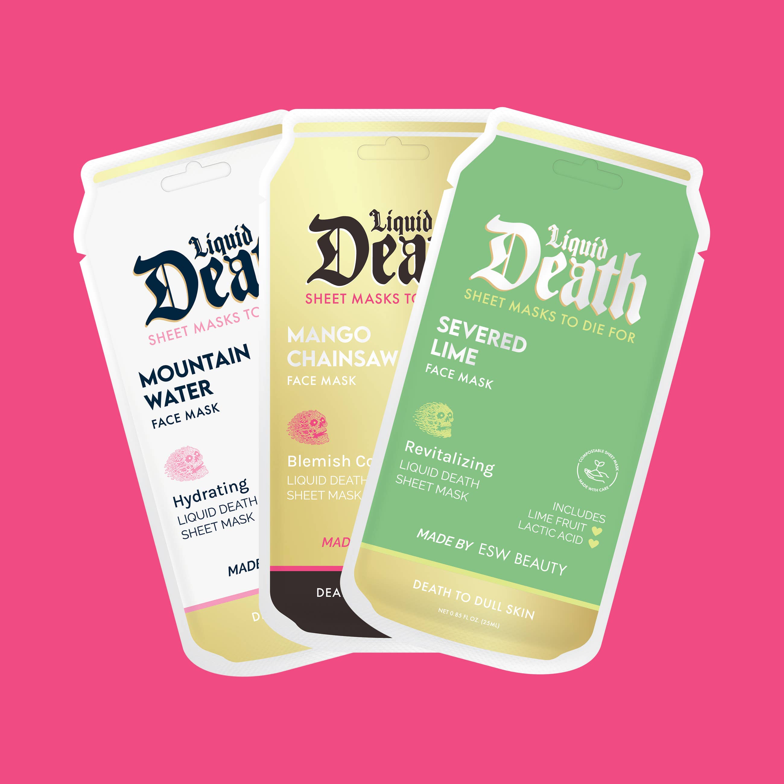 ESW Beauty - Wholesale Retailer Display Block - Liquid Death Tabletop Display Tray Filled (18pcs)2