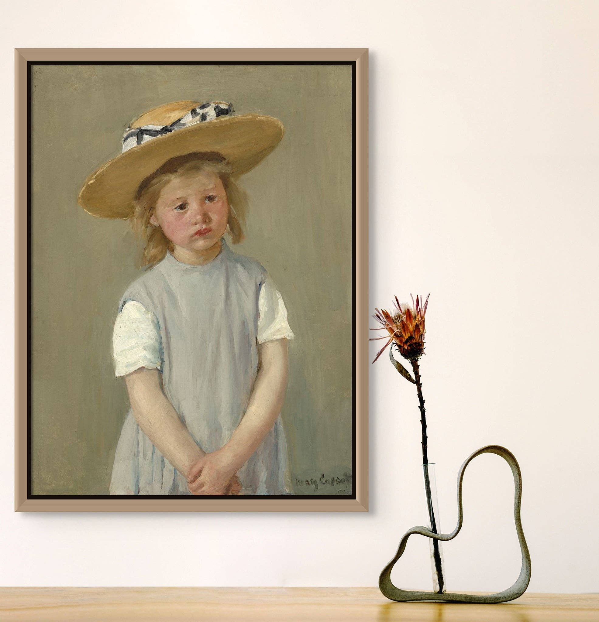 Milisima Studio - Wholesale Art Print - Child in a Straw Hat (c. 1886)1