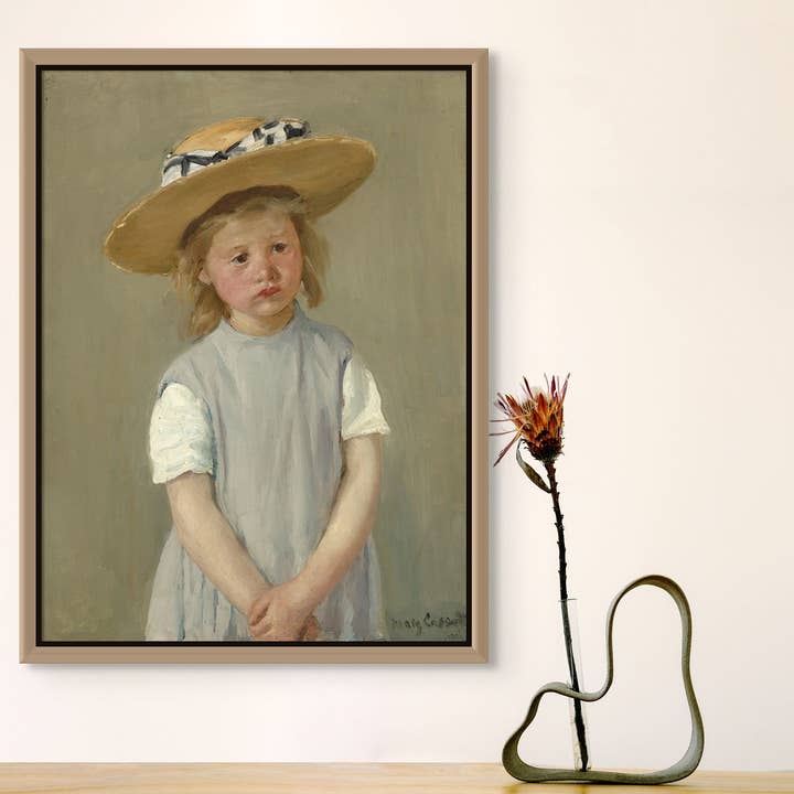 Milisima Studio - Wholesale Art Print - Child in a Straw Hat (c. 1886)1