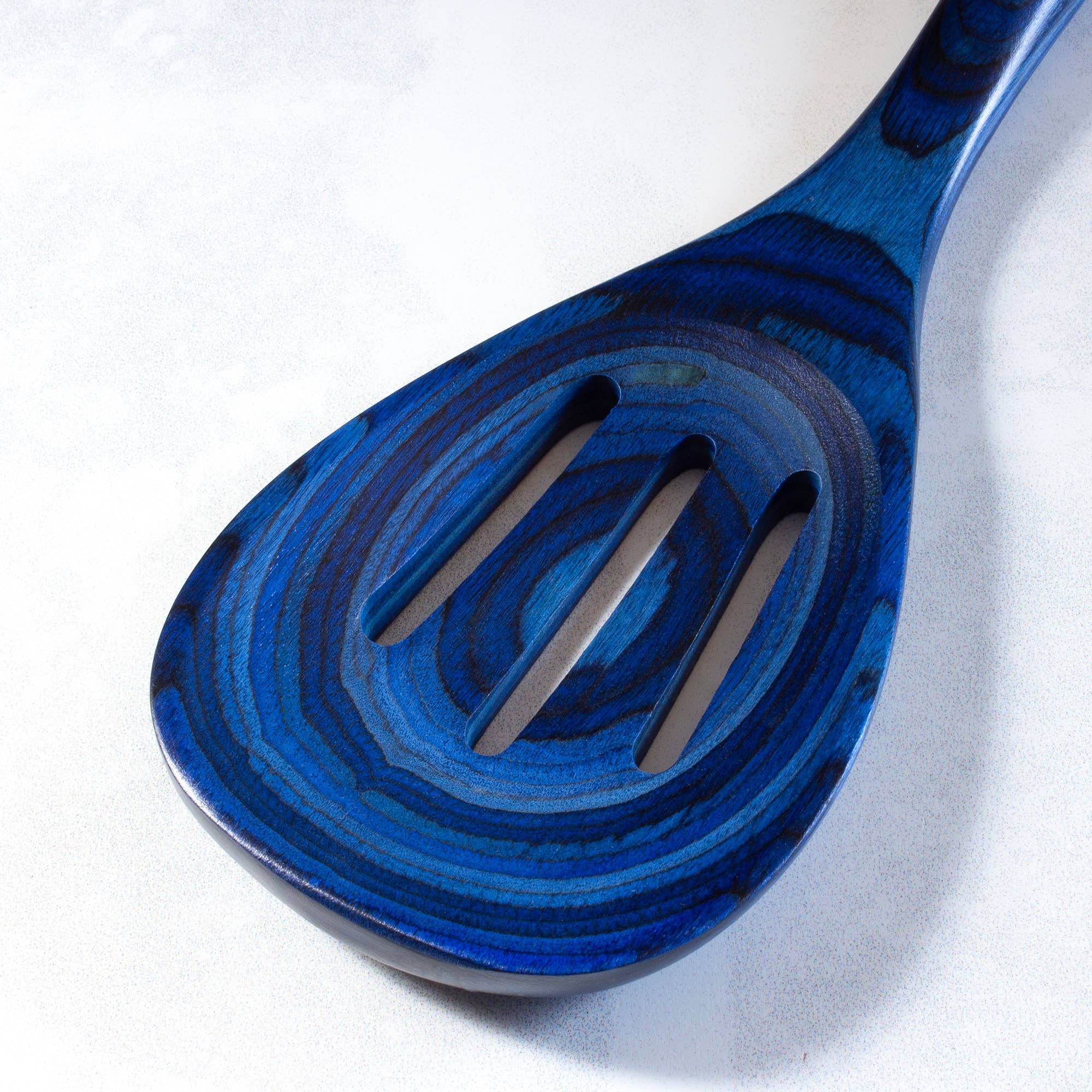 Totally Bamboo - Wholesale Kitchen Spoon - Baltique® Malta Colorful Wooden Slotted Spoon, 12.5"4