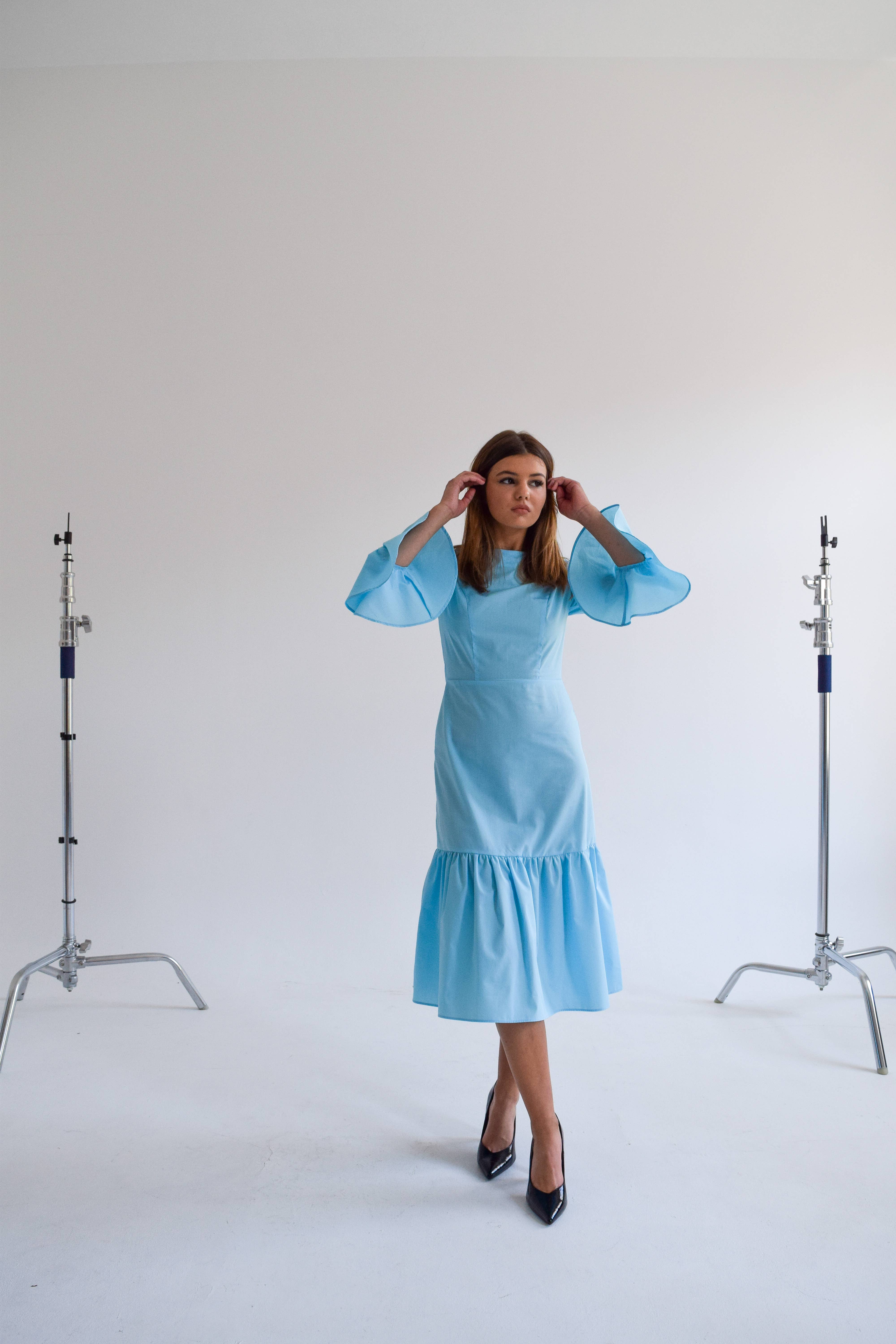 EHE Apparel - Wholesale Dress - Women's - Audrey cotton mix dress6