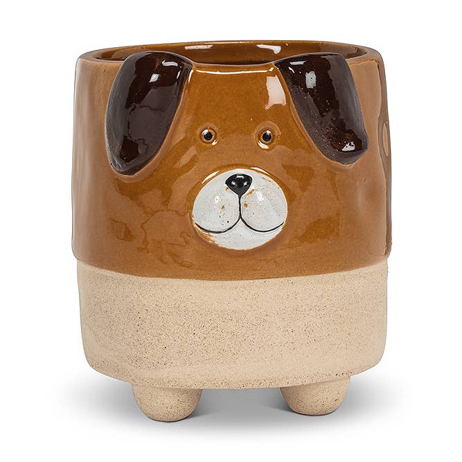 Lg Dog on Legs Planter-4.5"H-865 for wholesale by Abbott