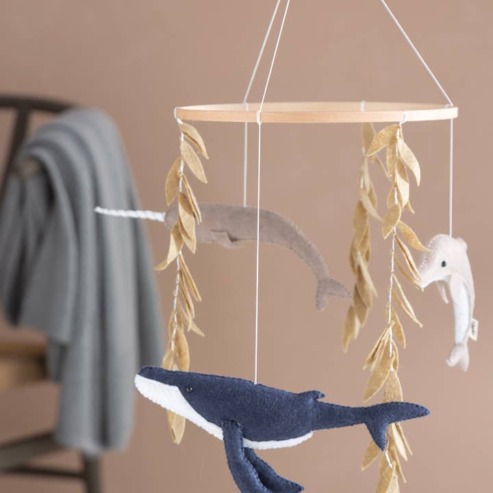 2 Stories – Großhandel Baby-Mobile – OCEAN Babymobil, Delfin, Wal, unter dem Meer, Meer0