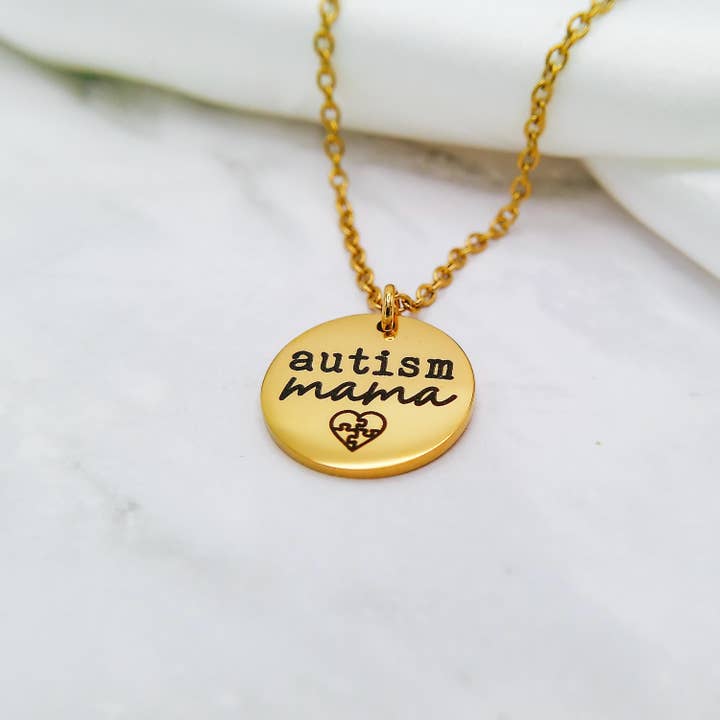 AUTISM MAMA NECKLACE for wholesale by Avy + Tay