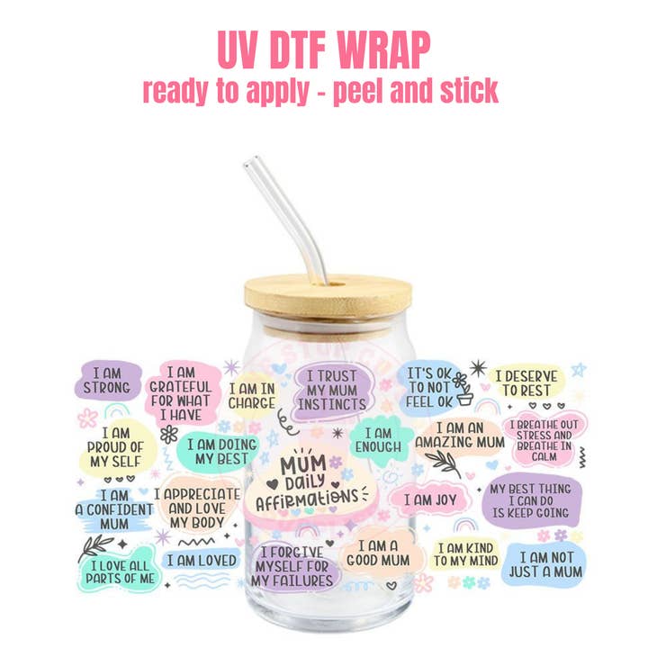 UV DTF Cup Wrap L24 for wholesale by One Stop Cups