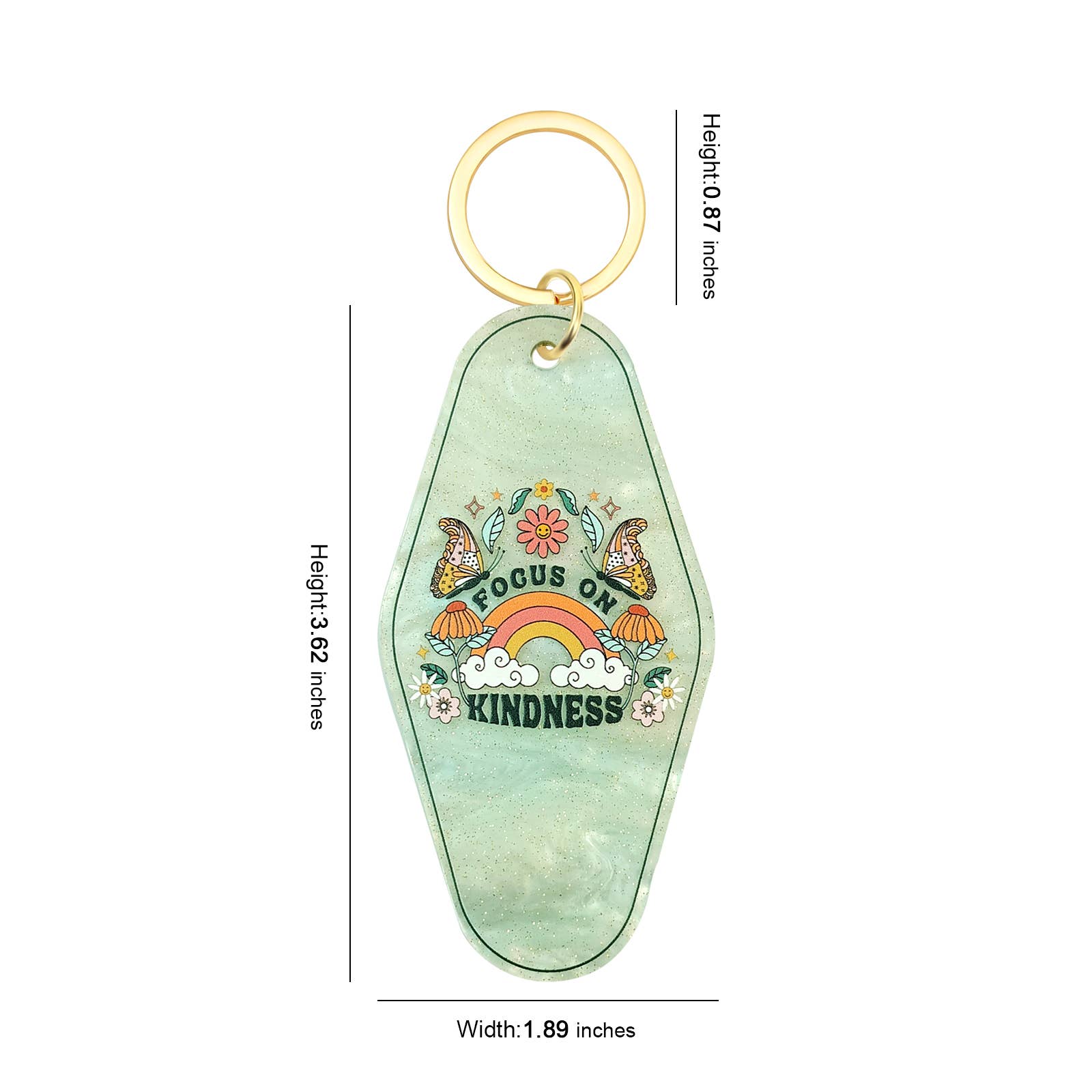 Sparkle Being – wholesale Keychain – Women's – Vintage Retro Style Motel Hotel Keychain Key Ring7