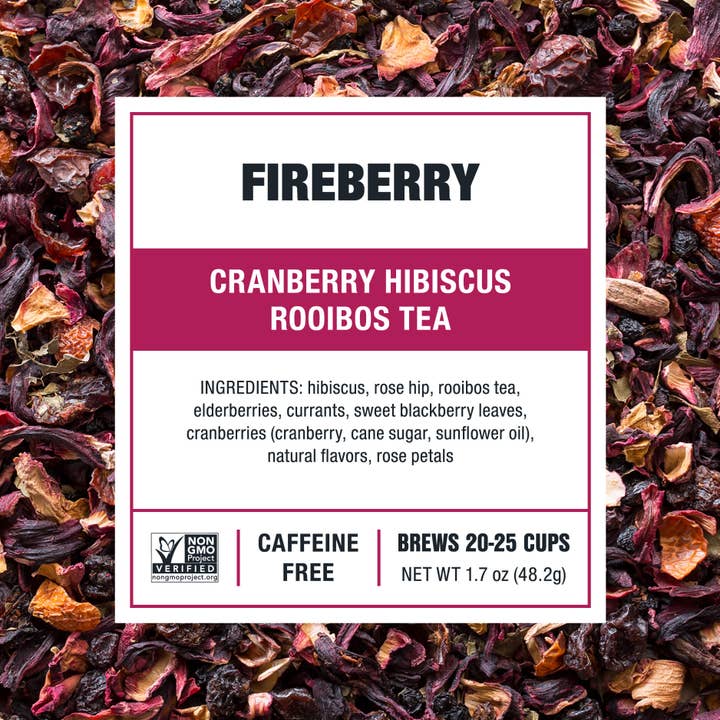 Tiesta Tea Company (loose leaf teas & accessories) - Wholesale Loose Tea - Fireberry - Cranberry Hibiscus Rooibos Tea21