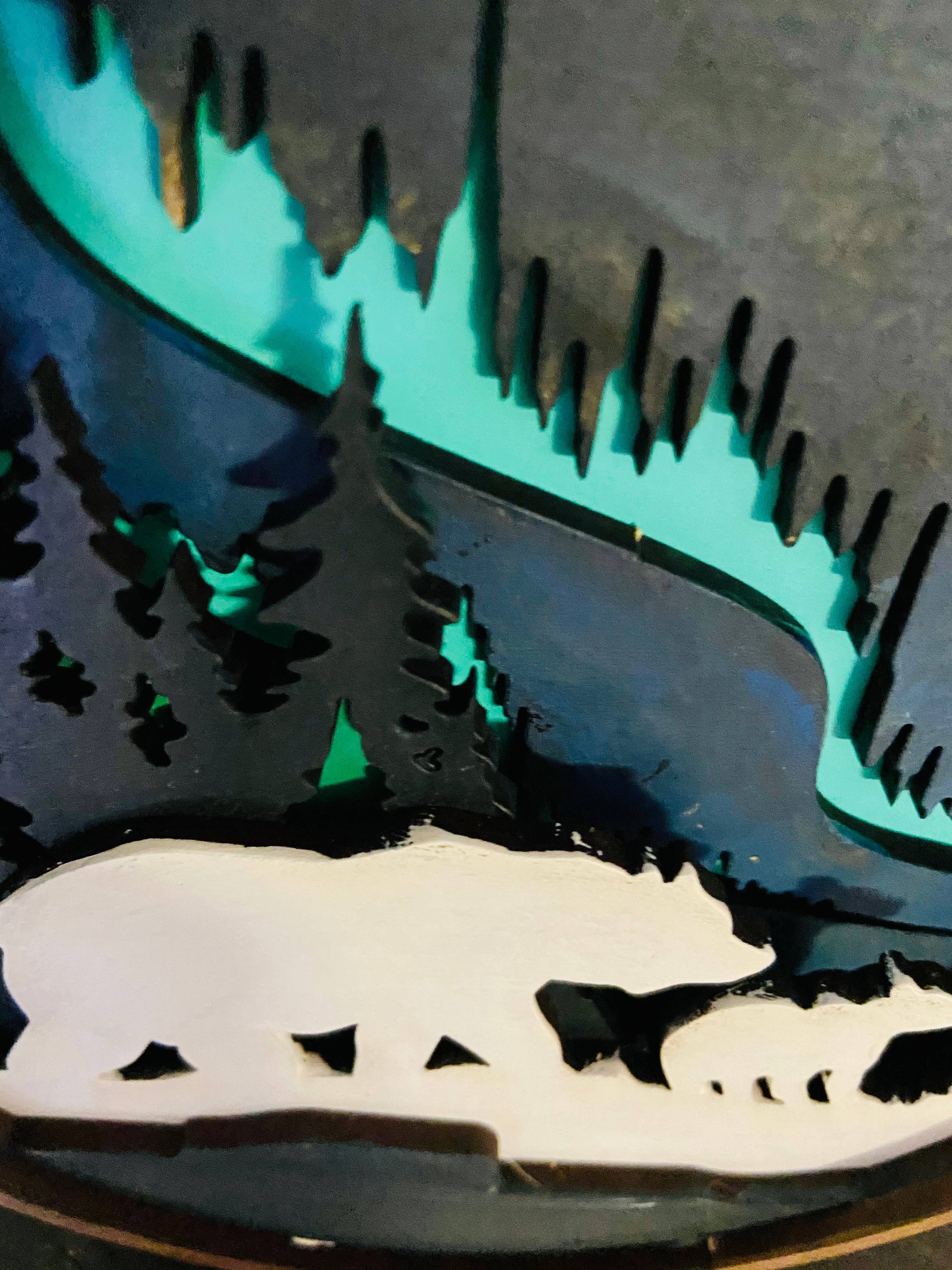 Our Little Makery – wholesale DIY craft kit – Bear Shadow Box Kit2