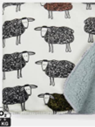 Soft and fluffy sherpa throw for wholesale by SPLASH'