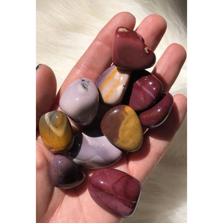 Panache - Wholesale Spiritual Stone/Crystal - Mookaite Tumbled Stone, Jasper Tumbled Stone1