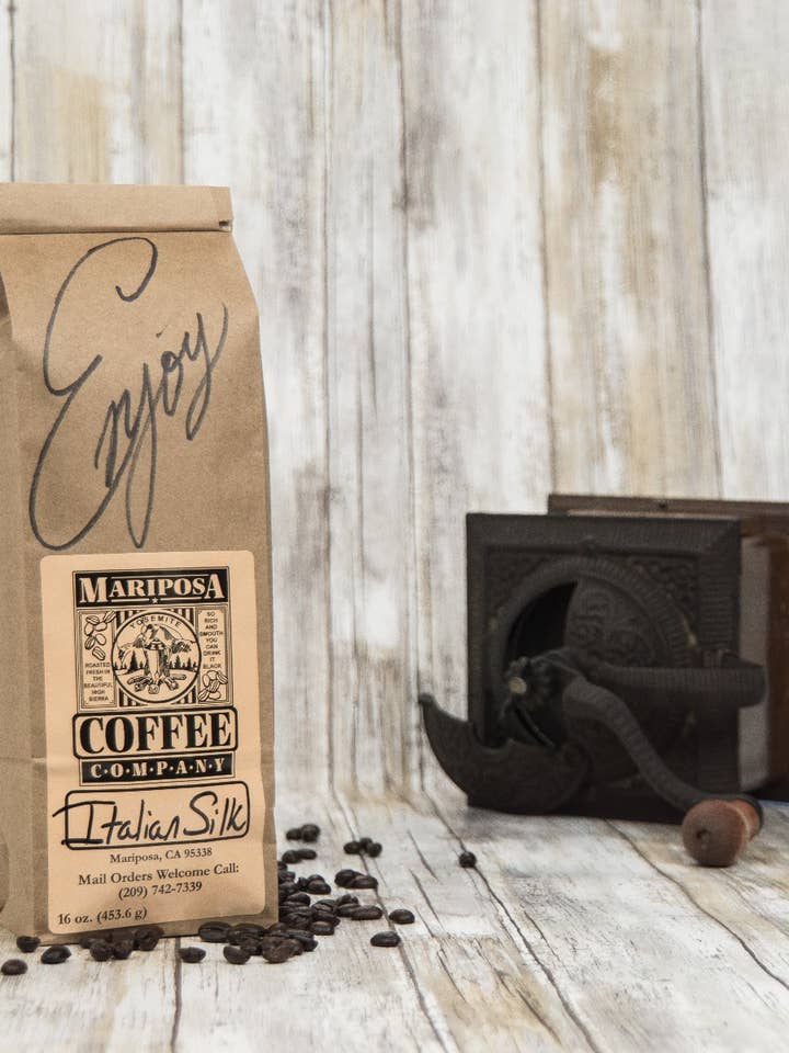 Italian Silk for wholesale by Mariposa Coffee Roastery