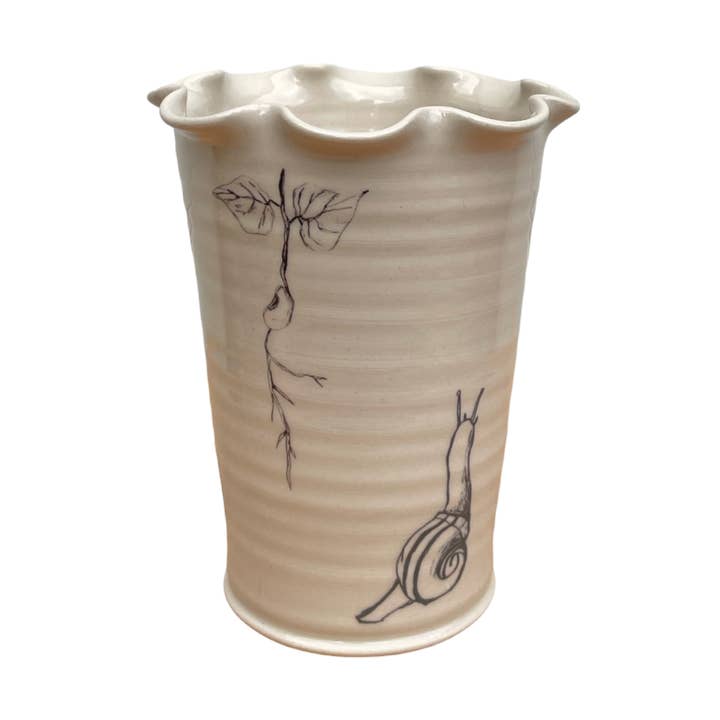 Frilly Garden Vase - Small for wholesale by Paige Mitchell