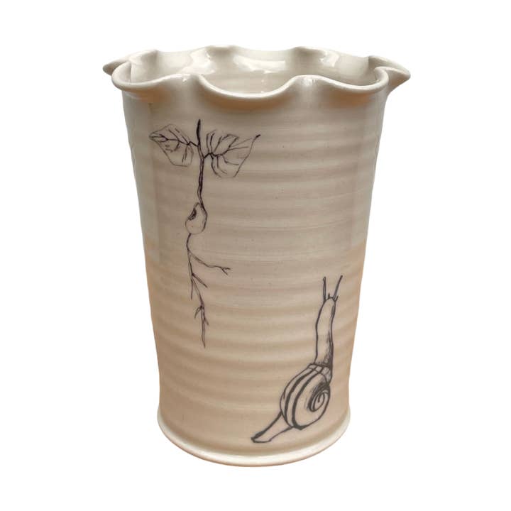 Paige Mitchell - Wholesale Vase - Frilly Garden Vase - Small0