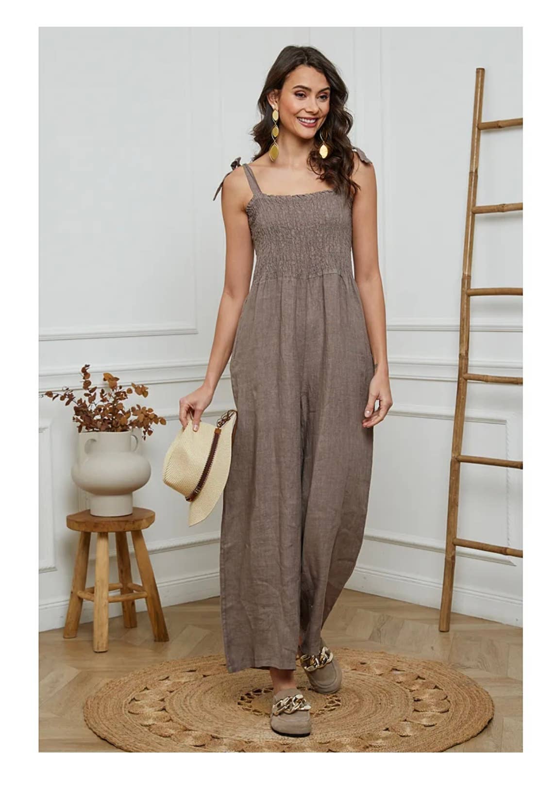 LÉA & LUC – wholesale Jumpsuit - Dam – Jumpsuit i 100 % linne REF. 193901