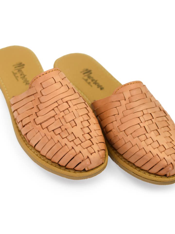 Macarena Collection Womens Shoes Leather Sandals 702 Tan for wholesale by Macarena Collection