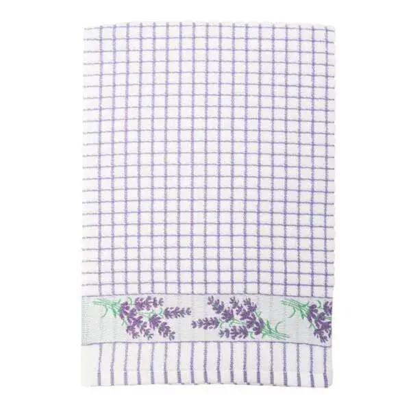 Dublin Gift Company - Wholesale Tea Towel - Poli Dri Jacquard Lavender Sprig Tea Towel4